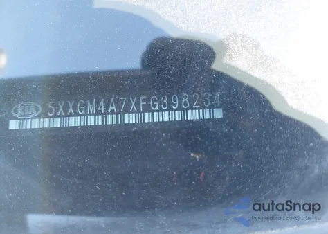 2015 Kia Optima Lx from USA, damaged, VIN 5XXGM4A7XFG398234